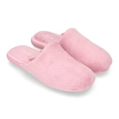 Zapatilla Casa Niños Tipo Zueco En Lona Tipo Lana Para Otoño. -Okaaspain zapatillas casa nina nino mujer lona lana diseno zueco otono invierno 5