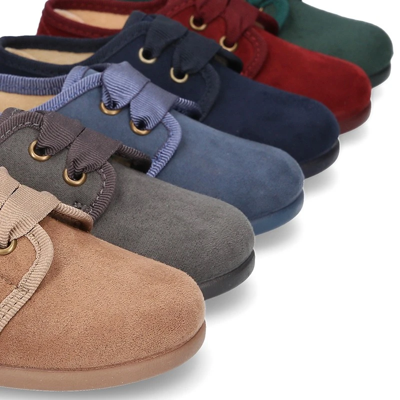 Zapatito Tipo Blucher Con Lazos En Serratex Para Peques. 12 Zapatito Tipo Blucher Con Lazos En Serratex Para Peques. - Imagen 10