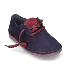 Zapatito Tipo Blucher Con Lengüeta, Cordones Y Suela Combinado En Piel Serraje. -Okaaspain zapatito tipo blucher con lengueta cordones y suela combinado en piel serraje 12