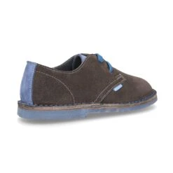 Zapatito Tipo Blucher Con Lengüeta, Cordones Y Suela Combinado En Piel Serraje. -Okaaspain zapatito tipo blucher con lengueta cordones y suela combinado en piel serraje 5