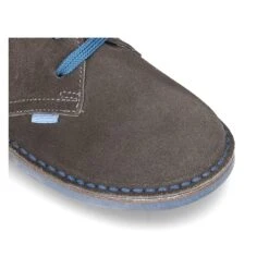 Zapatito Tipo Blucher Con Lengüeta, Cordones Y Suela Combinado En Piel Serraje. -Okaaspain zapatito tipo blucher con lengueta cordones y suela combinado en piel serraje 7