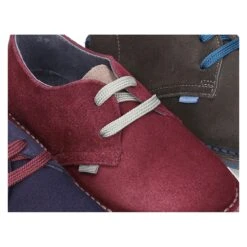 Zapatito Tipo Blucher Con Lengüeta, Cordones Y Suela Combinado En Piel Serraje. -Okaaspain zapatito tipo blucher con lengueta cordones y suela combinado en piel serraje 8