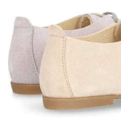 Zapatito Tipo Blucher Primavera Con Cordones En Serraje Con Destellos. -Okaaspain zapatito tipo blucher primavera con cordones en serraje con destellos 7