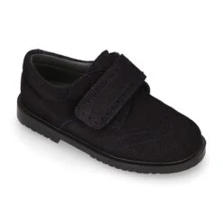 Zapato Colegial Niño Tipo Blucher Sin Cordones Y Diseño Pala Vega En Piel Serraje. 23 Zapato Colegial Niño Tipo Blucher Sin Cordones Y Diseño Pala Vega En Piel Serraje. -Okaaspain zapato colegial nino tipo blucher pala vega cierre adherente piel serraje sin cordones 3