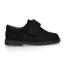 Zapato Colegial Niño Tipo Blucher Sin Cordones Y Diseño Pala Vega En Piel Serraje. 24 Zapato Colegial Niño Tipo Blucher Sin Cordones Y Diseño Pala Vega En Piel Serraje. -Okaaspain zapato colegial nino tipo blucher pala vega cierre adherente piel serraje sin cordones 4