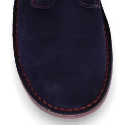 Zapato Tipo Blucher Con Cordones, Suela Y Cosidos A Contraste En Serraje. -Okaaspain zapato tipo blucher con cordones suela y cosidos a contraste en serraje 5