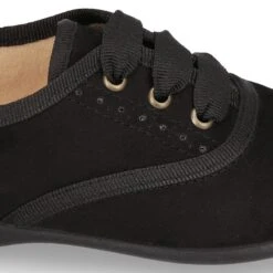 Zapato Tipo BLUCHER Niños En Serratex NEGRO Con Picados. 25 Zapato Tipo BLUCHER Niños En Serratex NEGRO Con Picados. -Okaaspain zapato tipo blucher nino nina mujer serratex diseno picados lazos 9